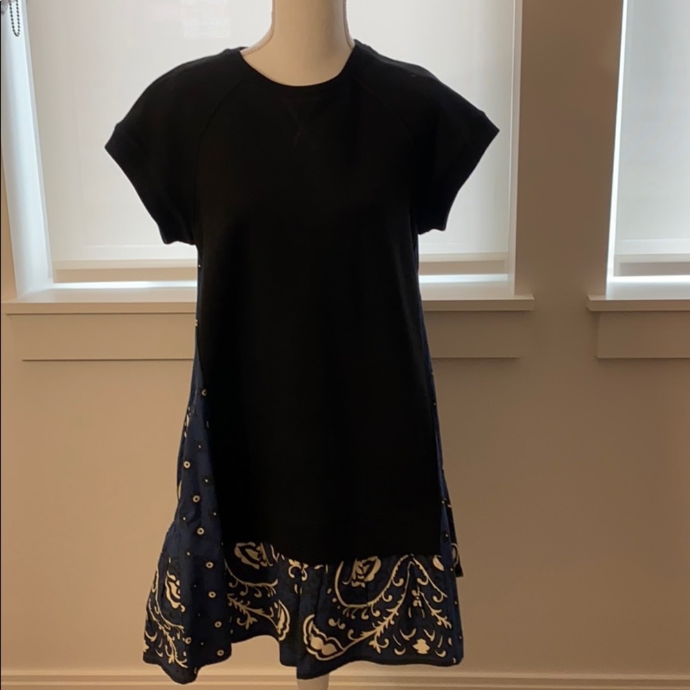 Red valentino sweatshirt dress